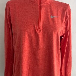 Nike Red Long Sleeve Top
